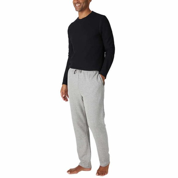 Eddie Bauer Men's Lounge/Pajama 2-Piece - Black - Picture 3 of 4